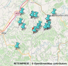 Mappa Strada Montaldi, 12058 Santo Stefano Belbo CN, Italia (6.53188)