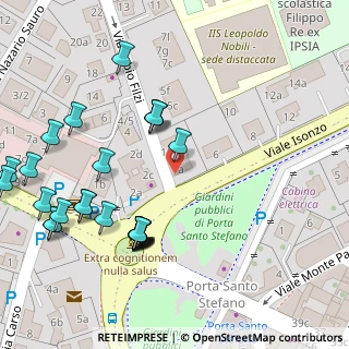 Mappa Viale Isonzo, 42124 Reggio nell'Emilia RE, Italia (0.08462)