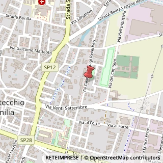 Mappa Via L. Reverberi, 15, 42027 Montecchio Emilia, Reggio nell'Emilia (Emilia Romagna)
