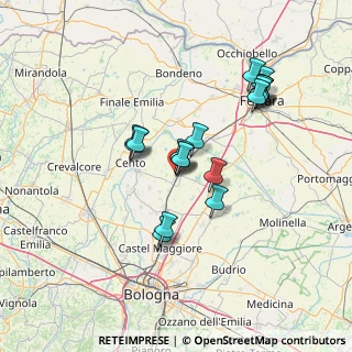 Mappa Vicolo Parco Nord, 40018 San Pietro In Casale BO, Italia (12.56)