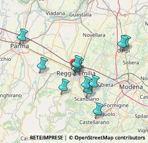 Mappa Via Emilia All'Angelo, 42124 Reggio nell'Emilia RE, Italia (12.85417)