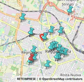 Mappa Via Emilia All'Angelo, 42124 Reggio nell'Emilia RE, Italia (0.9445)