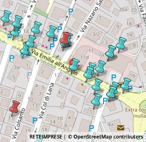 Mappa Via Emilia All'Angelo, 42124 Reggio nell'Emilia RE, Italia (0.07407)