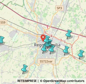 Mappa Via Emilia All'Angelo, 42124 Reggio nell'Emilia RE, Italia (4.40727)