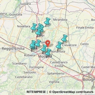 Mappa Stradello Ponte Basso, 41122 Modena MO, Italia (10.82417)