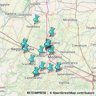Mappa Via M. Rabitti, 41011 Campogalliano MO, Italia (13.39389)