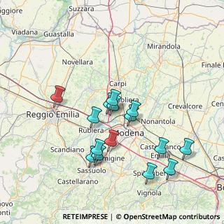 Mappa Via M. Rabitti, 41011 Campogalliano MO, Italia (13.95867)