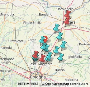 Mappa 40018 San Pietro in Casale BO, Italia (12.83)