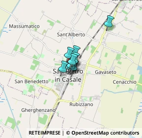 Mappa 40018 San Pietro in Casale BO, Italia (1.2725)