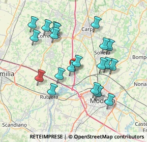 Mappa 41011 Carpi MO, Italia (7.4565)