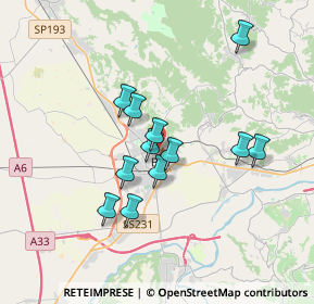 Mappa Vicolo Fossaretto, 12042 Bra CN, Italia (2.91333)