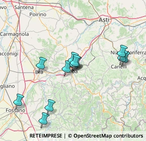 Mappa Via Alerino Como, 12051 Alba CN, Italia (13.74333)