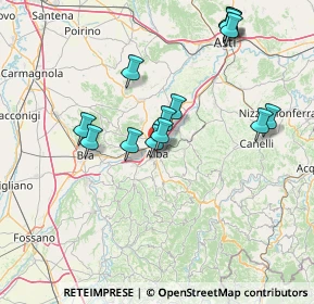 Mappa V. Vernazza, 12051 Alba CN, Italia (14.535)