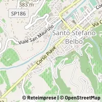 Hartă Santo Stefano Belbo