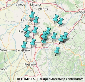 Mappa Via Sartori Sen, 12042 Bra CN, Italia (10.95444)