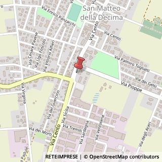 Mappa Via Pioppe, 1, 40017 San Giovanni in Persiceto, Bologna (Emilia Romagna)