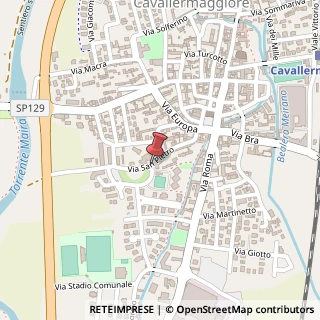 Mappa Via San Pietro,  7, 12030 Cavallermaggiore, Cuneo (Piemonte)