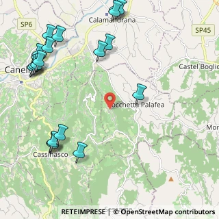 Mappa Regione Fleisa, 14042 Rocchetta Palafea AT, Italia (2.9845)