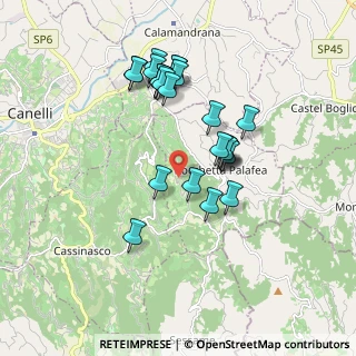 Mappa Regione Fleisa, 14042 Rocchetta Palafea AT, Italia (1.644)