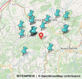 Mappa Regione Fleisa, 14042 Rocchetta Palafea AT, Italia (6.86111)