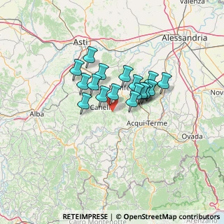 Mappa Regione Fleisa, 14042 Rocchetta Palafea AT, Italia (9.42667)