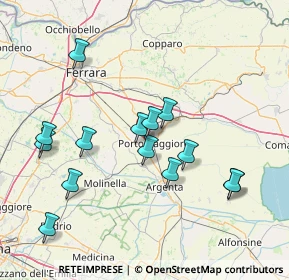 Mappa Via delle Anime, 44015 Portomaggiore FE, Italia (15.39429)