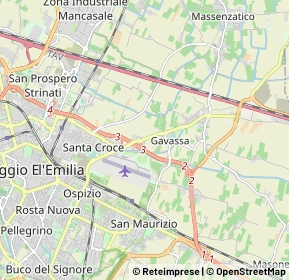 Mappa Via Roberto, 42122 Reggio nell'Emilia RE, Italia (1.6965)