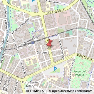Mappa Viale Regina Elena, 12, 42121 Reggio nell'Emilia, Reggio nell'Emilia (Emilia Romagna)