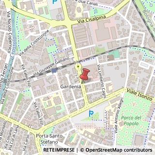 Mappa Viale Regina Elena,  8, 42100 Reggio nell'Emilia, Reggio nell'Emilia (Emilia Romagna)