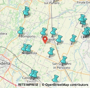 Mappa Via Guercinesca Est, 41015 Nonantola MO, Italia (10.4015)
