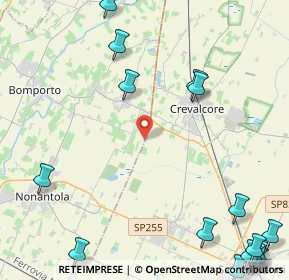 Mappa Via Guercinesca Est, 41015 Nonantola MO, Italia (7.448)