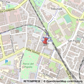 Mappa Via Fratelli Cervi, 89, 42124 Sassuolo, Modena (Emilia Romagna)