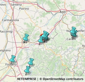 Mappa Via Str. Toppino, 12051 Alba CN, Italia (13.94917)