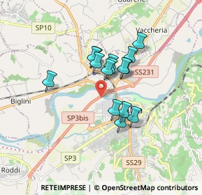 Mappa Via Str. Toppino, 12051 Alba CN, Italia (1.264)