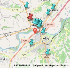 Mappa Via Str. Toppino, 12051 Alba CN, Italia (1.59615)