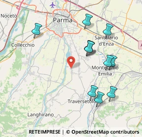 Mappa Via Case Nuove, 43030 Montechiarugolo PR, Italia (8.07818)