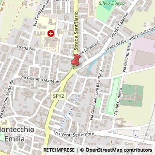 Mappa Strada Sant'Ilario,  2, 42027 Montecchio Emilia, Reggio nell'Emilia (Emilia Romagna)