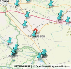 Mappa Via Dell'industria, 44015 Portomaggiore FE, Italia (11.548)