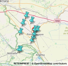 Mappa Via Dell'industria, 44015 Portomaggiore FE, Italia (5.48636)