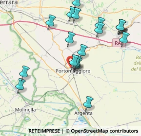 Mappa Via Dell'industria, 44015 Portomaggiore FE, Italia (8.603)