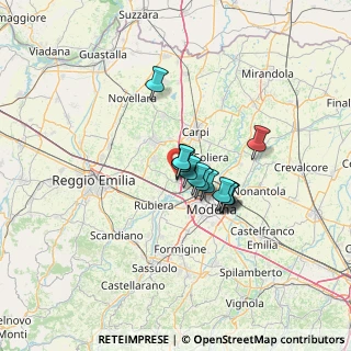 Mappa Via Dogaro, 41011 Campogalliano MO, Italia (7.94231)