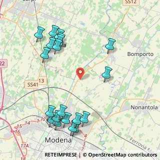 Mappa SS 12, 41122 Modena MO (5.049)