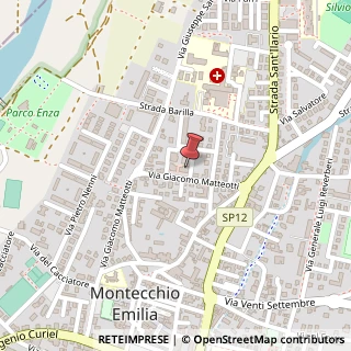 Mappa Via Giacomo Matteotti, 55, 42027 Montecchio Emilia, Reggio nell'Emilia (Emilia Romagna)
