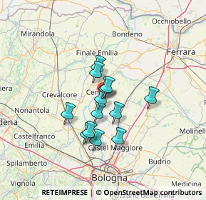 Mappa Via Giulio Govoni, 40066 Pieve di Cento BO, Italia (9.41077)