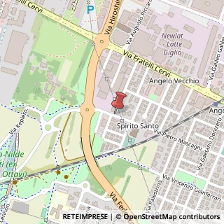 Mappa Via Pietro Mascagni,  41, 42100 Reggio nell'Emilia, Reggio nell'Emilia (Emilia Romagna)