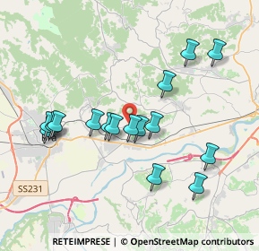 Mappa Frazione Casà, 12066 Monticello d'Alba CN, Italia (3.67563)