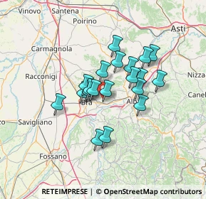 Mappa Frazione Casà, 12066 Monticello d'Alba CN, Italia (10.038)