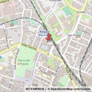 Mappa Via Pansa Alberto, 51, 42124 Reggio nell'Emilia, Reggio nell'Emilia (Emilia Romagna)
