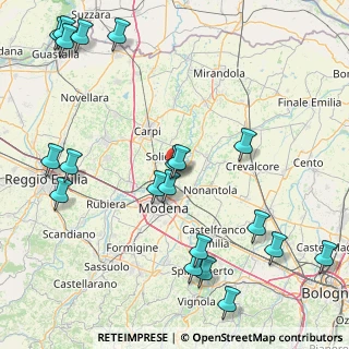 Mappa Strada Canaletto Nord, 41122 Modena MO, Italia (21.9195)