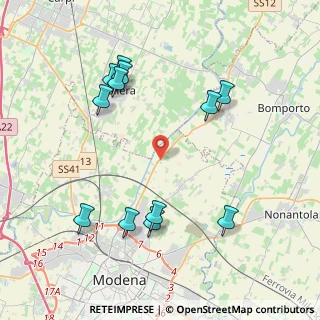 Mappa Strada Canaletto Nord, 41122 Modena MO, Italia (4.4625)